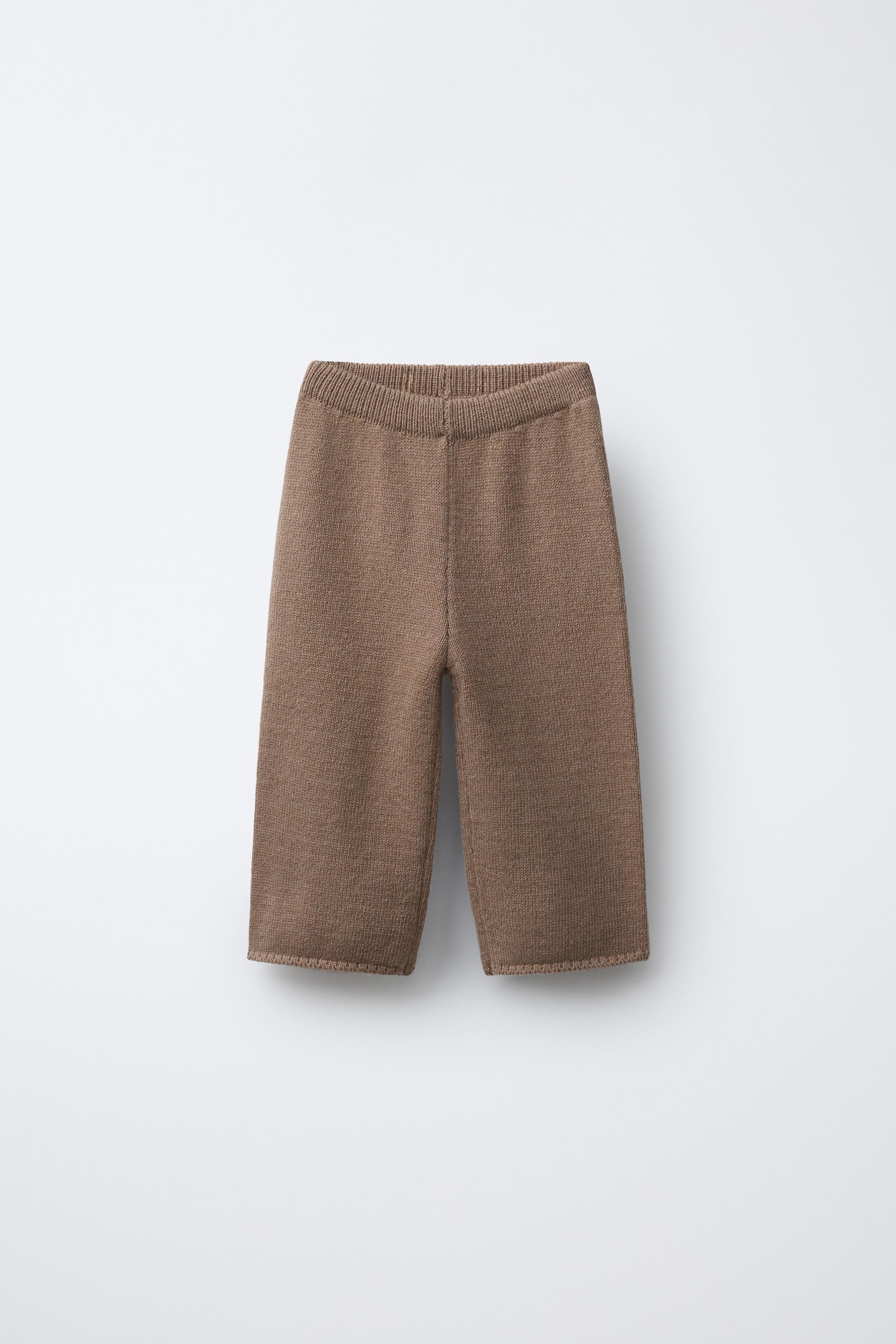 PANTALON JUPE-CULOTTE EN MAILLE AVEC LAINE